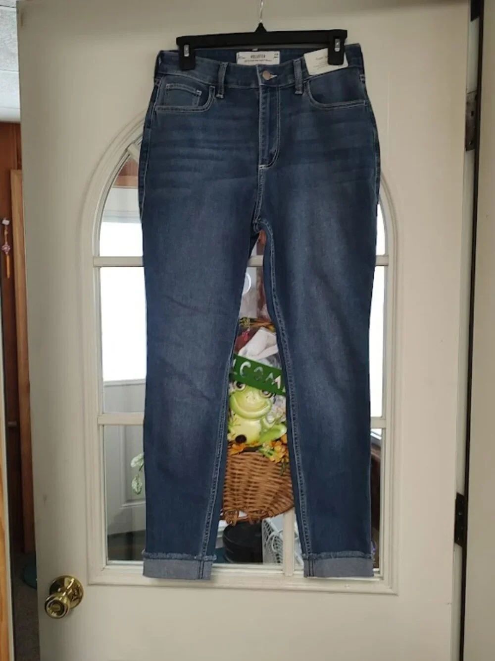 New Hollister Curvy High Rise Super Skinny Jeans Size Women's 6 Short